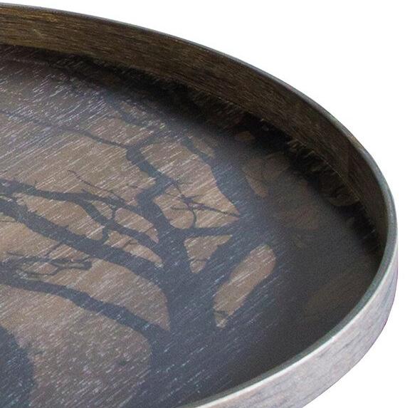 Ethnicraft Круглый деревянный поднос Classic 20404 - Вид №2