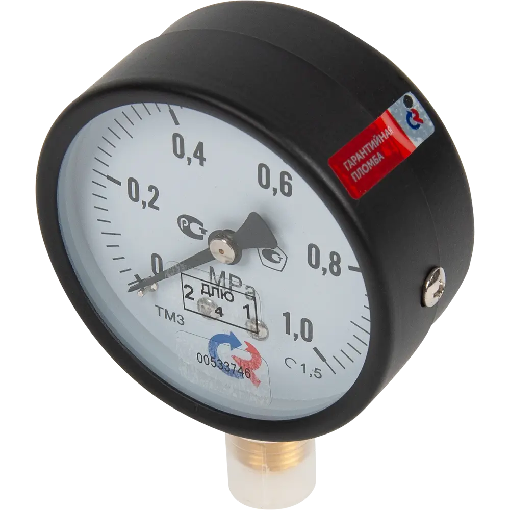 Манометр радиальный Росма 10 бар 1/4" 63 мм STLM-2147926 - Вид №1