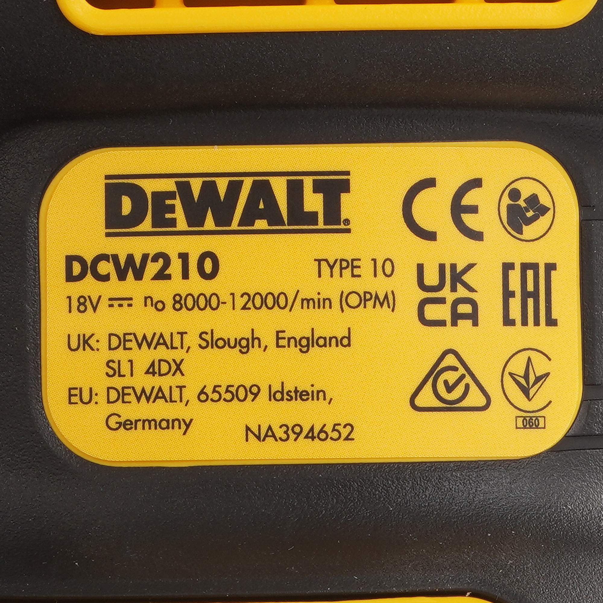 Эксцентриковая шлифмашинка DeWalt DCW210NT-XJ XR FLEXVOLТ 18/54V  , Без ЗУ, Без АКБ 5478666 STDN-0100921 - Вид №4