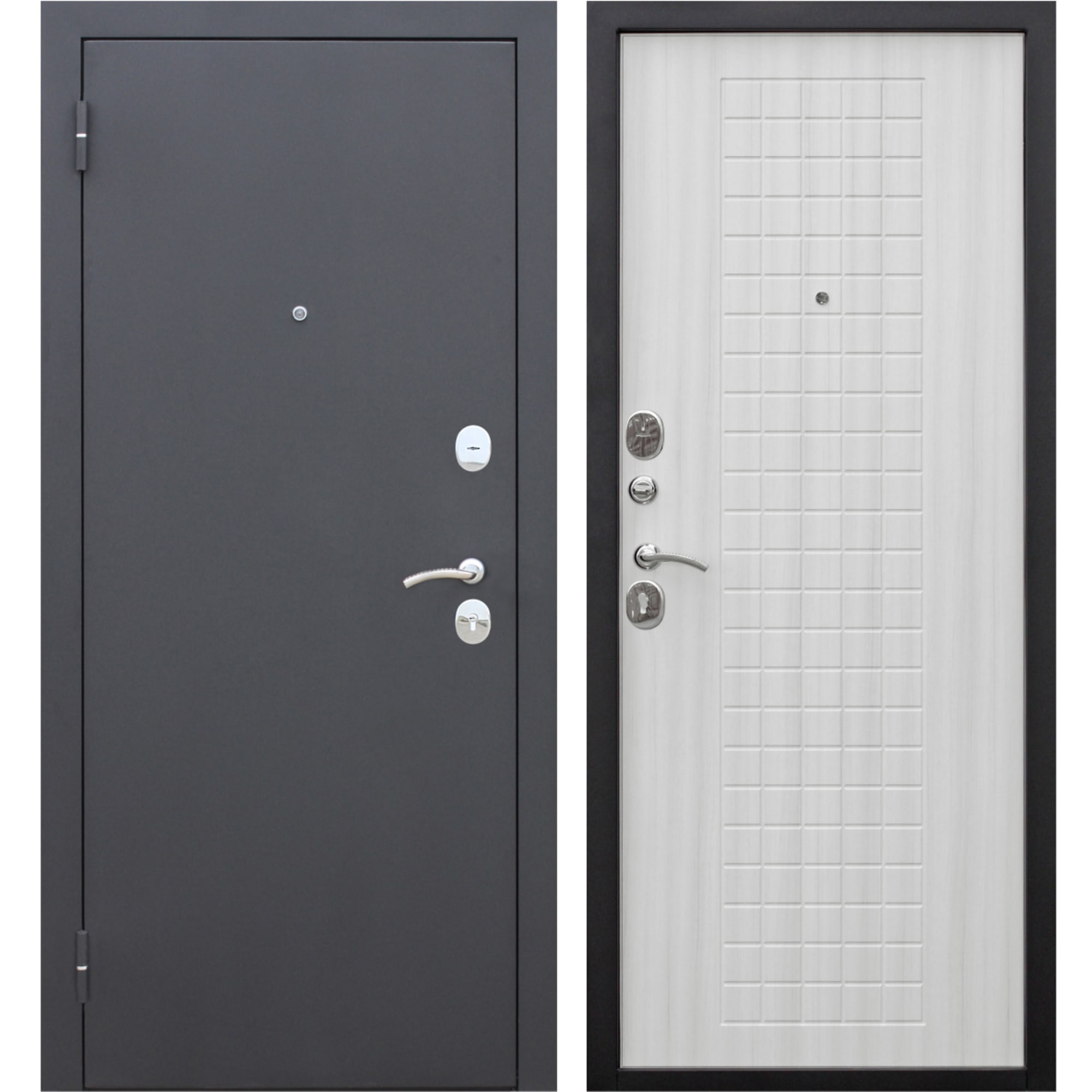 82096731 Дверь входная металлическая Гарда Муар, 860 мм, левая, цвет дуб сонома Santreyd 