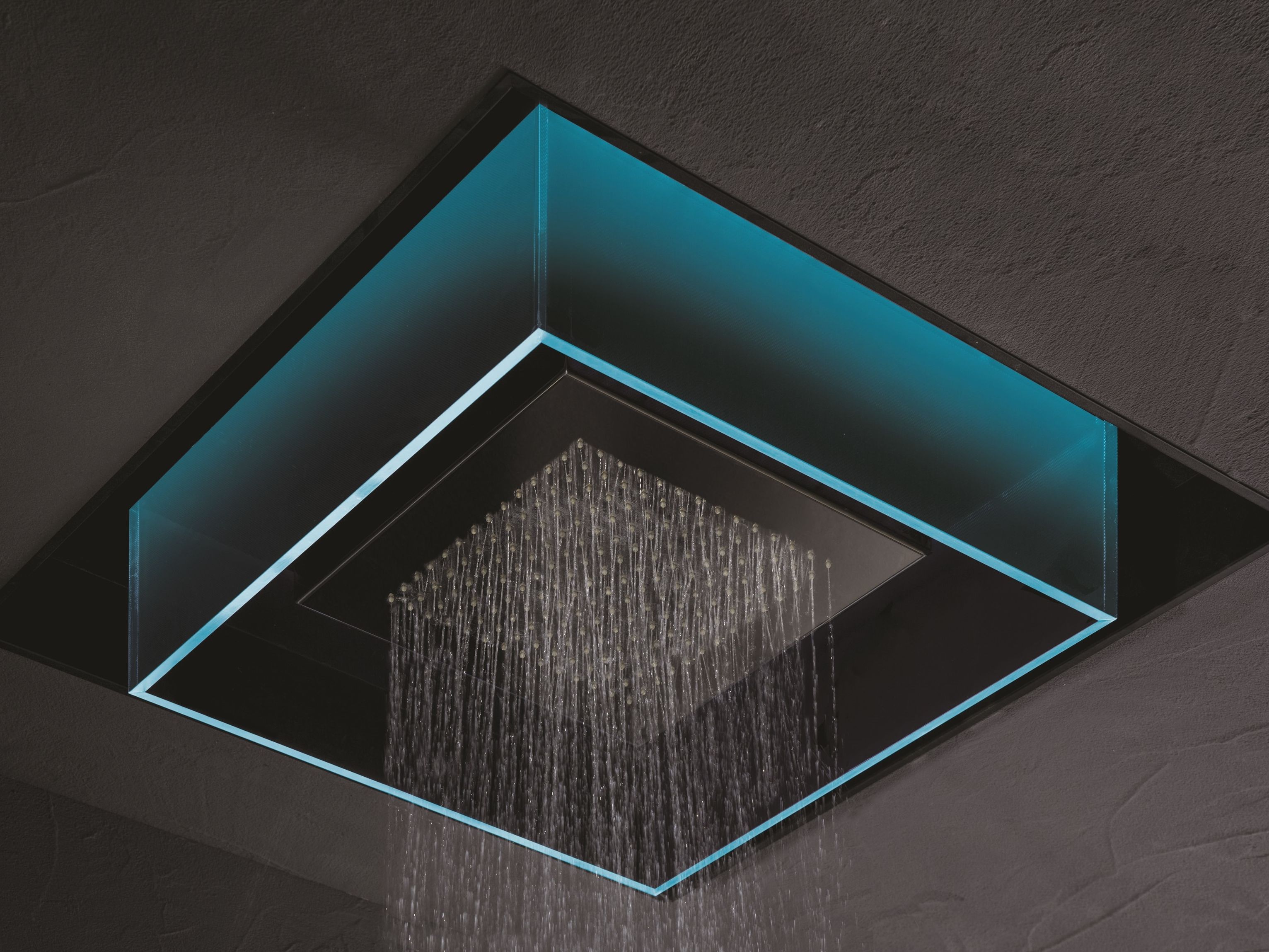 Встраиваемая Светодиодная насадка для душа с хромотерапией Newform AQUALITE ARCH-00106939