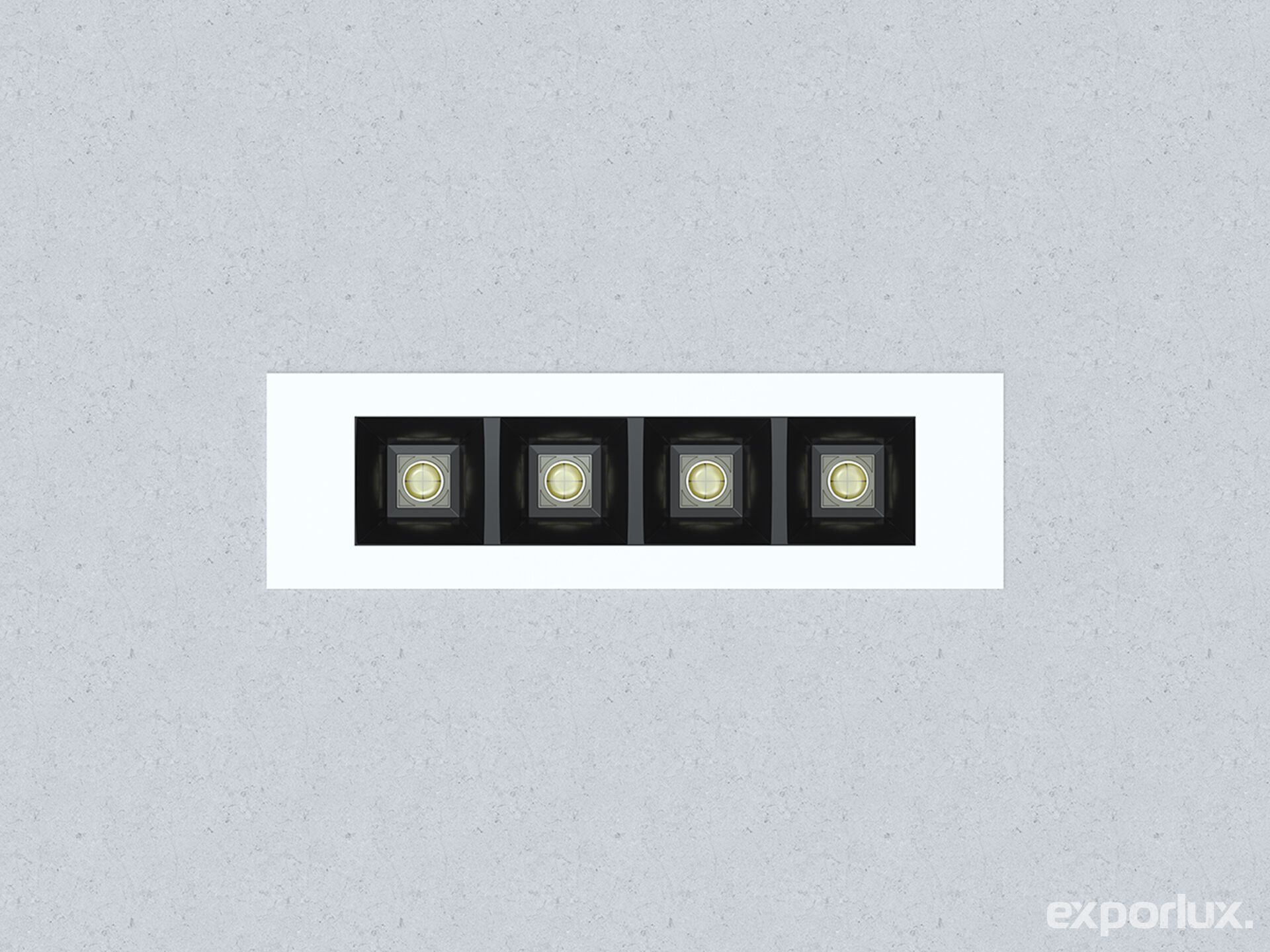 Потолочный термокрытый алюминиевый многоуровневый точечный светильник Exporlux PIXEL TE EN ARCH-00066084 - Вид №2