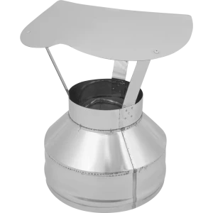 Оголовок дымохода CORAX для защиты от осадков 115×200 мм 89888230