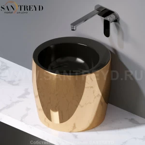 L101252 Накладная раковина на столешницу  круглая A. e T. Italia TOTEM