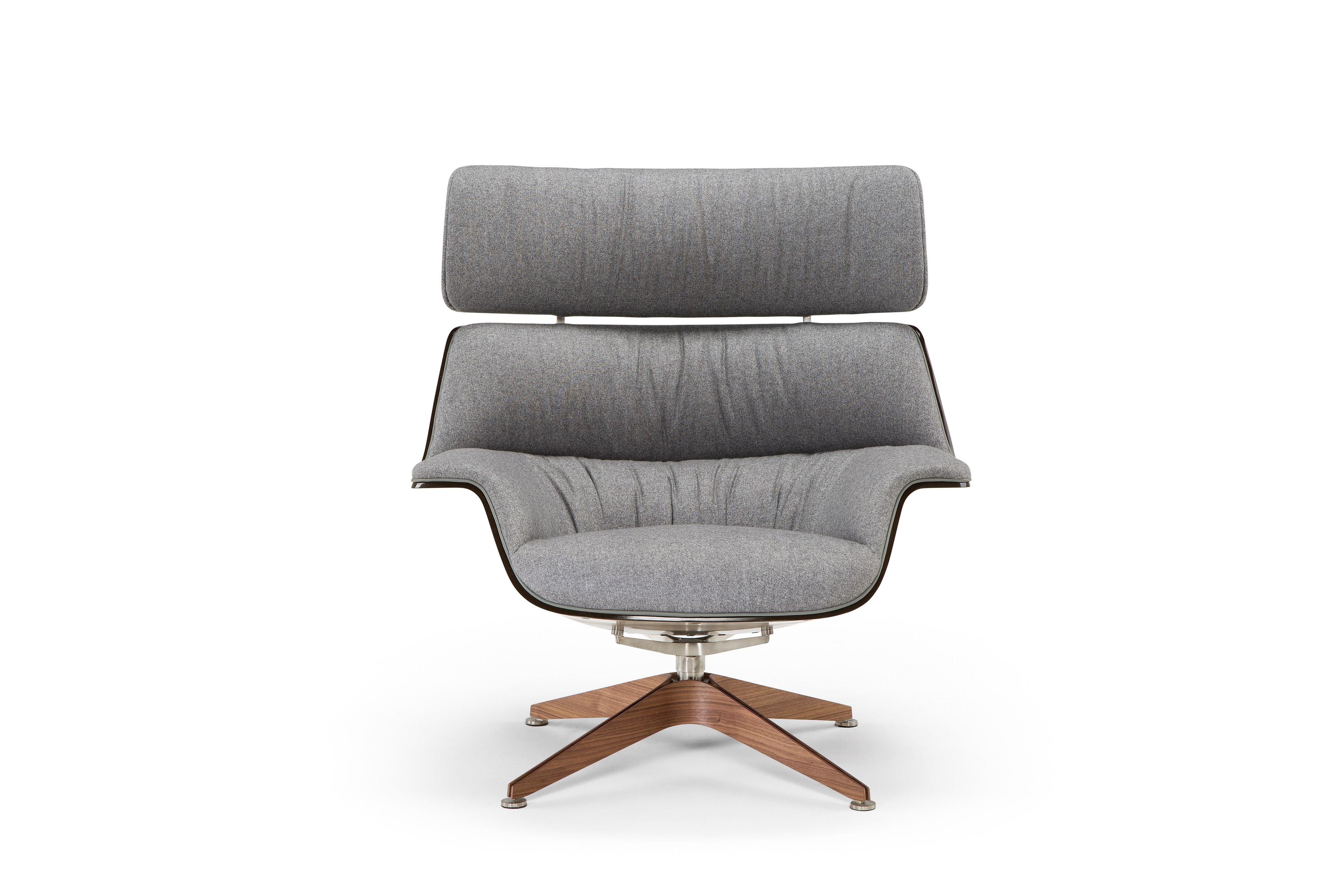 Спицевое вращающееся кресло с высокой спинкой Amura Coach ARCH-00090811 - Вид №14