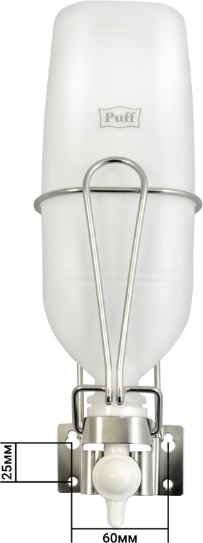 1402.168 Локтевой дозатор универсальный для жидкого мыла и дез растворов 1000 мл 8192 PUFF  - Вид №6