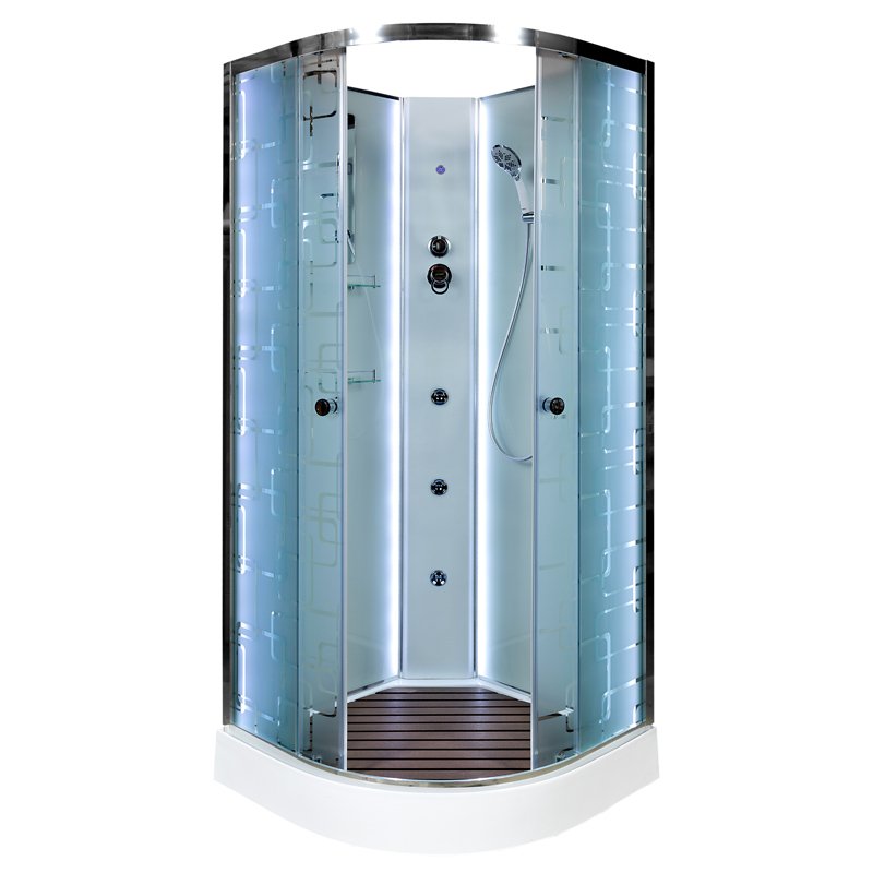 ЕМ4511 R N LED с гм. Душевая кабина DETO Серия EM ЕМ1510 N LED с гм. - Вид №29