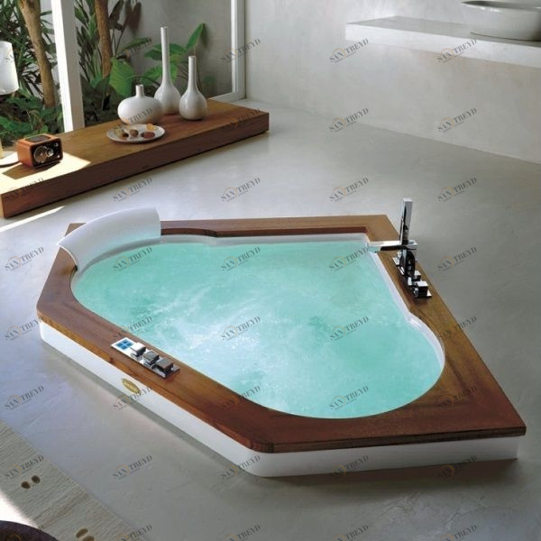 Ванна встроенная с гидромассажем "TOP" Aura Corner 160 9F43-471 Jacuzzi 9F43471
