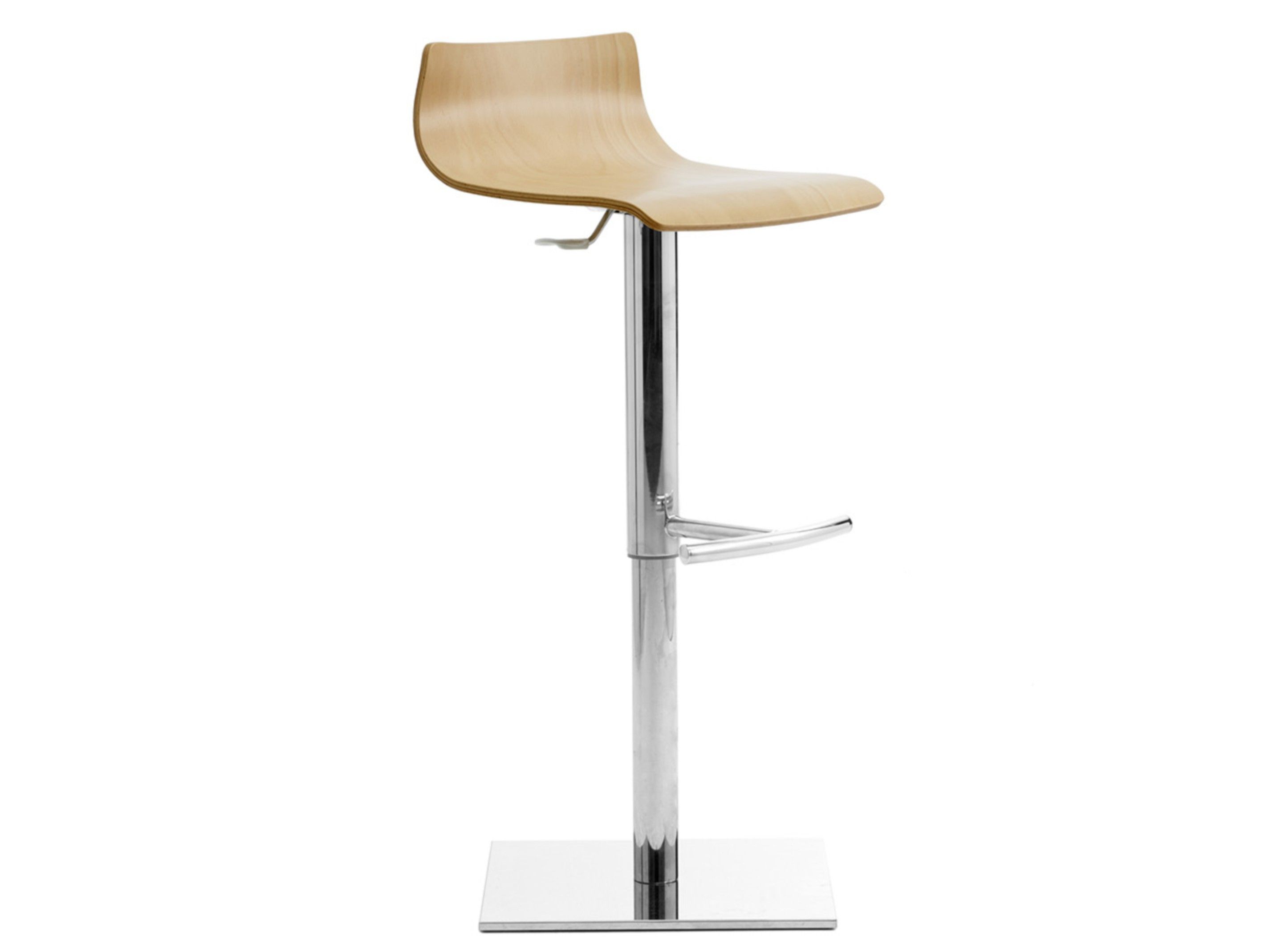 Высокий стул из многослойной и хромированной стали Leyform My Stool ARCH-00107094 - Вид №1