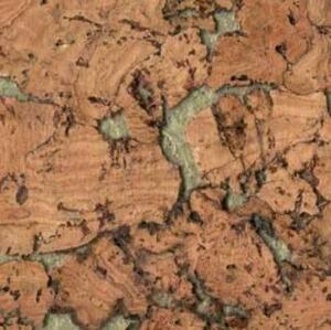 Пробка Corksribas Decork Condor Pea Green (Гладкая) 600х300 мм.