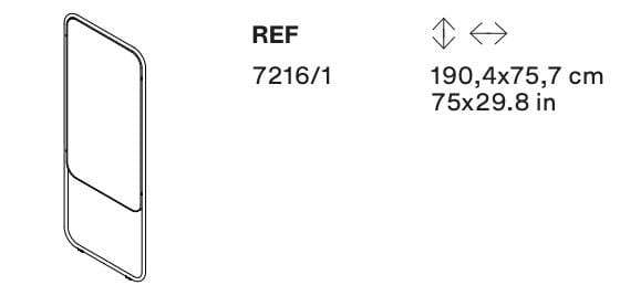 Металлическая магнитная офисная доска Made Design CHAMELEON MOBILE ARCH-00012893 - Вид №2