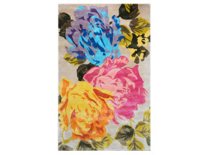 Прямоугольный ковер с длинным ворсом