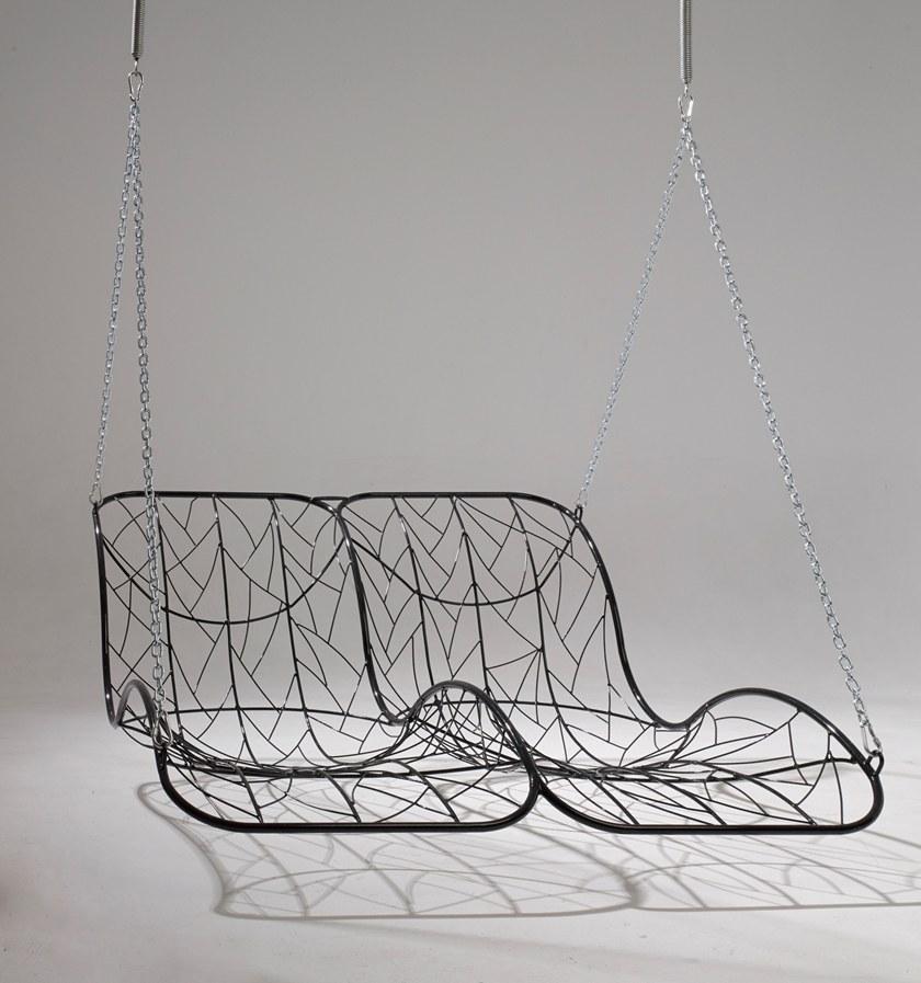 Studio Stirling 2-местное подвесное сиденье из стали с порошковым покрытием Recliner sun-id-1381838 - Вид №3