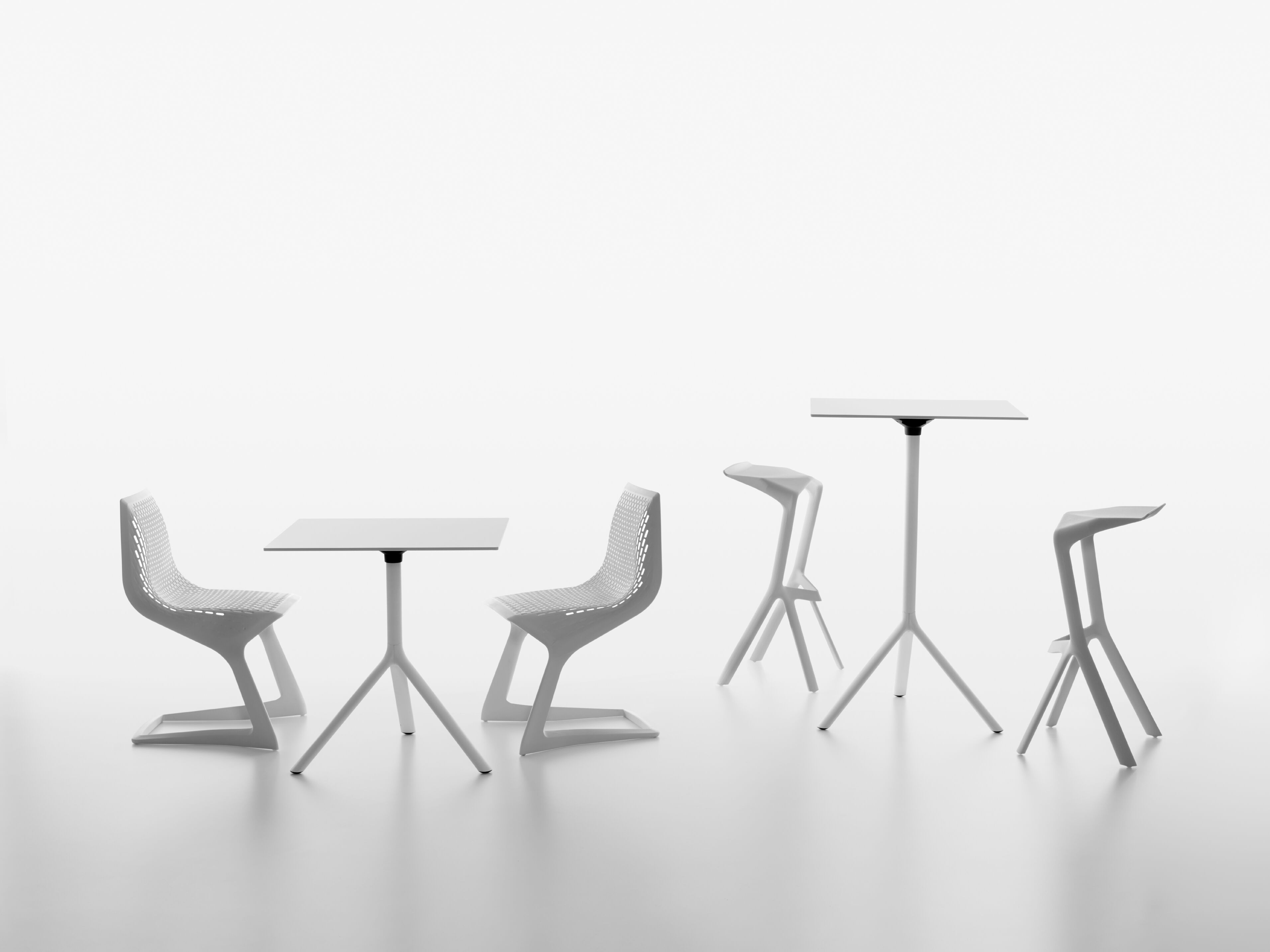 Алюминиевый квадратный садовый стол с порошковым покрытием Plank ARCH-00024129 - Вид №3