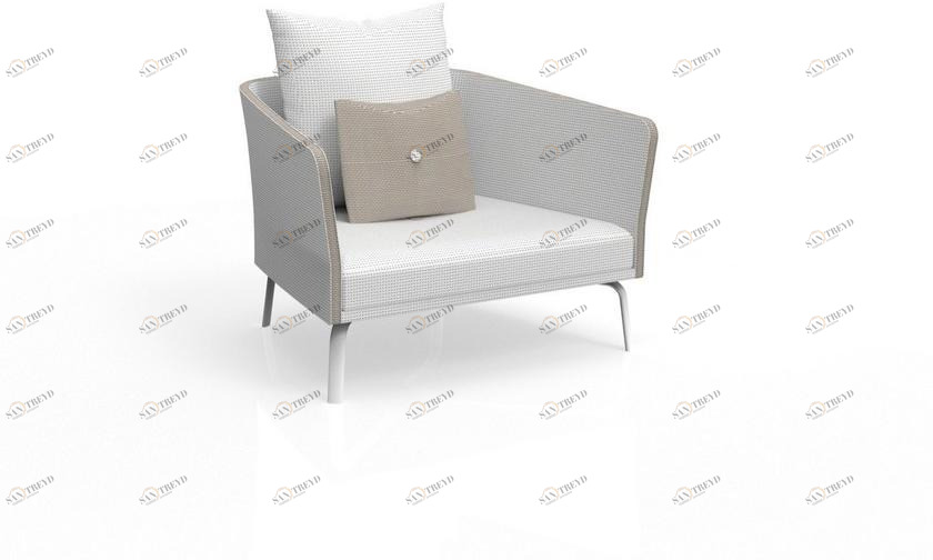 Talenti Садовое кресло из текстиля с подлокотниками Milo Mlotxpl