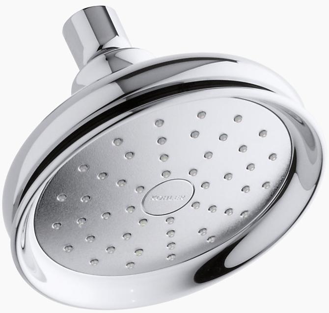 KOHLER Однофункциональная насадка для душа Fairfax 1,75 галлона в минуту с технологией всасывания воздуха Katalyst K-45412-G-CP 