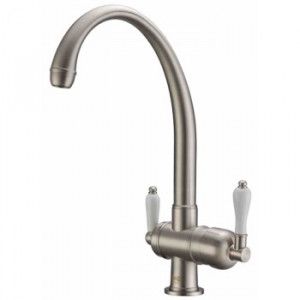 Zorg ZR 329 YF Nickel Смеситель для кухни Zorg 395х220