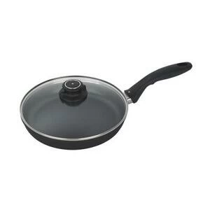 Сковорода индукционная Swiss Diamond со стеклянной крышкой, Ø24 см