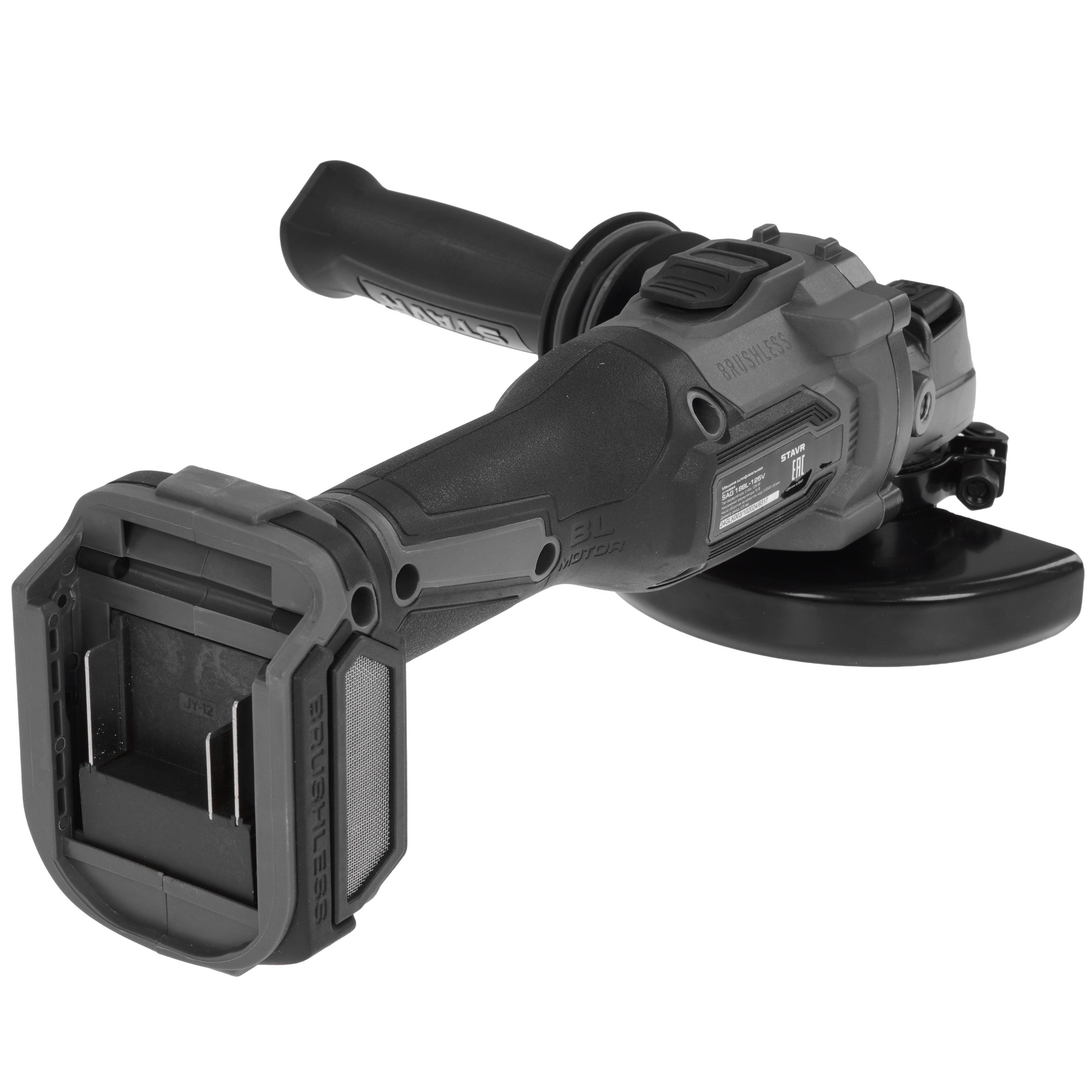 Углошлифовальная машина (УШМ) Stavr SAG 18BL-125V   , Без ЗУ, Без АКБ 9271658 STDN-0066605 - Вид №1