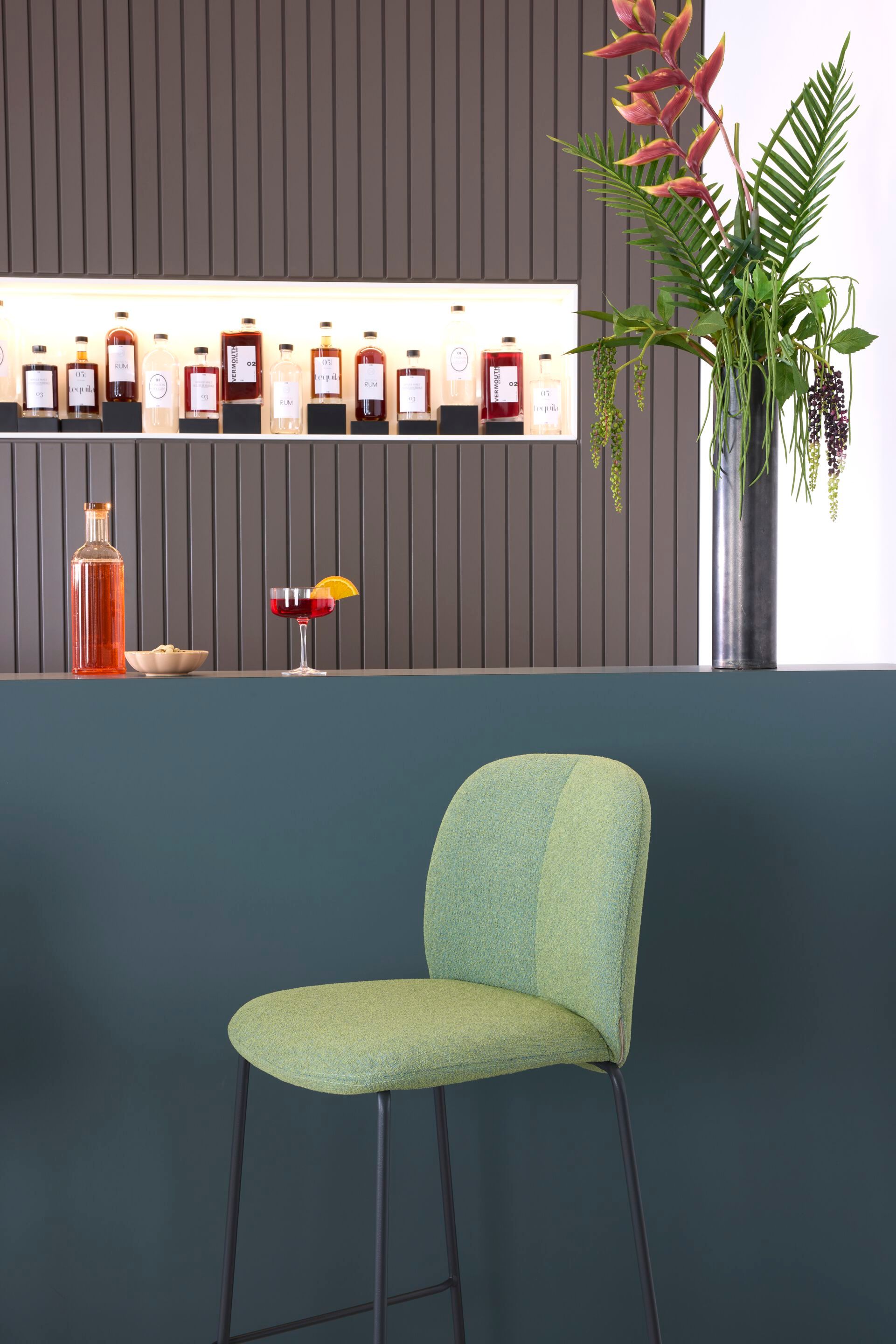 Высокий тканевый мягкий стул S-CAB Mentha ARCH-00150355 - Вид №3