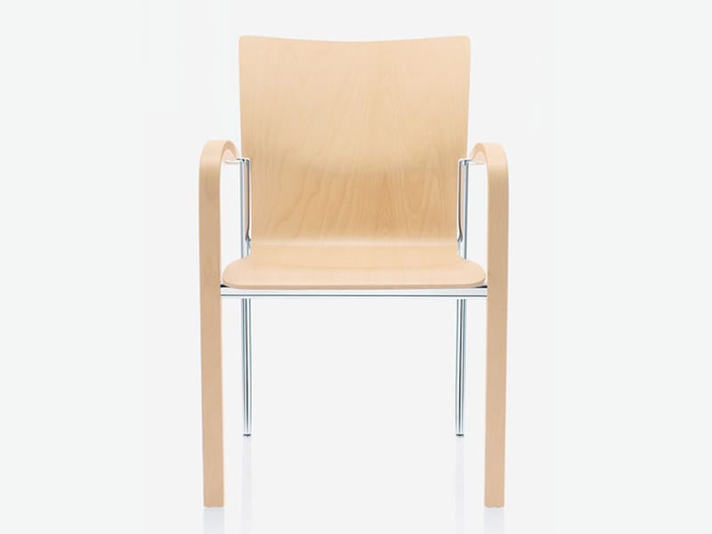 Деревянный штабелируемый стул Brunner ARCH-00141554 - Вид №1