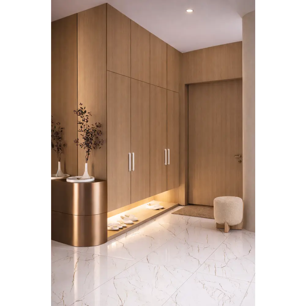 Глазурованный керамогранит Arascato Ceaser 60x120 см 1.44 м² глянцевый цвет белый Santreyd Eternal 2026 STLM-2002332 - Вид №3
