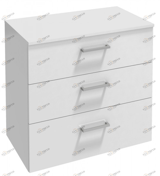 EB2068-XX-N09 Тумба 80 см, 3 выдвижных ящика Jacobdelafon VOX Santreyd