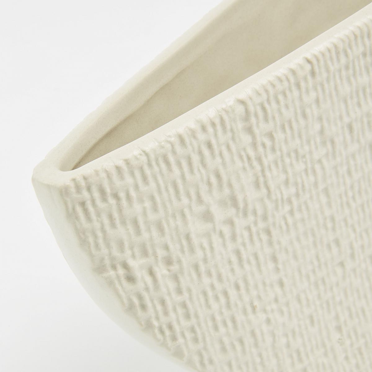 055079 Ваза 14 см керамическая бежевая La Forma Crocco - Вид №1