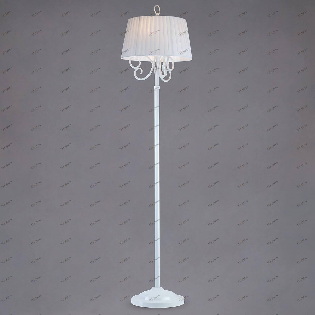 Торшер с абажуром белый Bogates 01090/3 BOGATES SEVERINA 00-3908582 Белый 