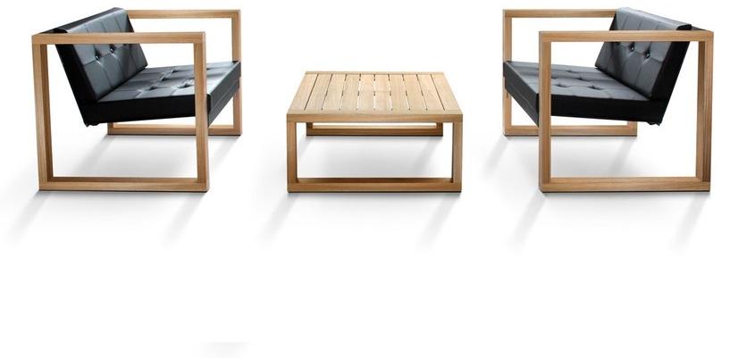 FueraDentro Прямоугольный столик для сада из тика Cima lounge sun-id-1478575 - Вид №1