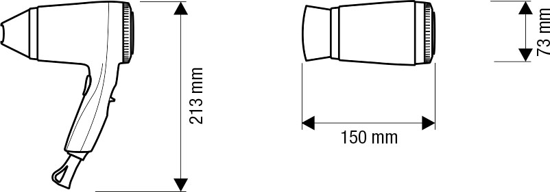 Valera Executive 1200 Push Мод.554.02 - 1200 Вт - фен 55540004 