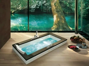 Jacuzzi® Встроенная гидромассажная ванна Aura