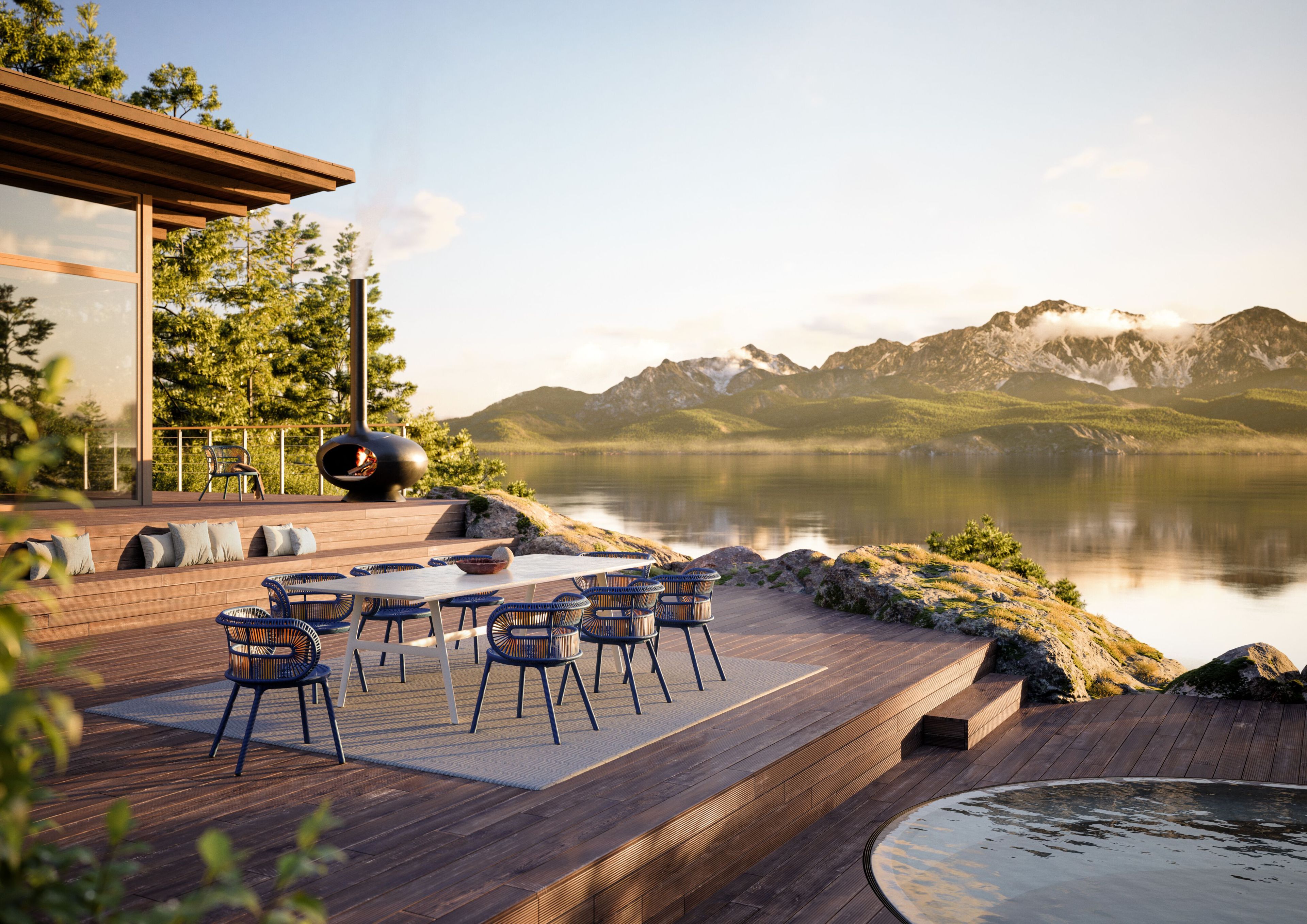 Синтетическое волокно сад стул DEDON CIRQL NU ARCH-00107891 - Вид №5