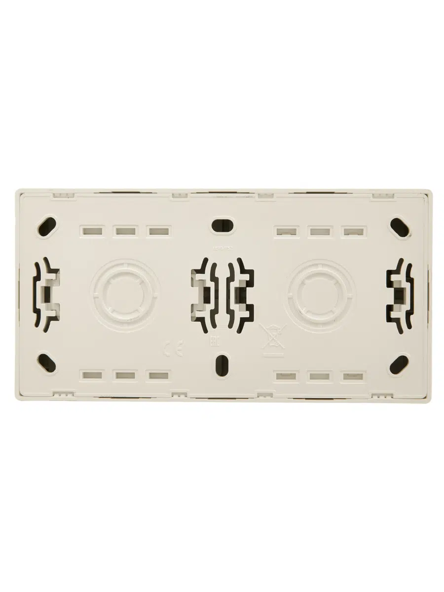 LETO Выключатель и розетка с/з, крем горизонталь LEZARD 752-0300-170BAP - Вид №2