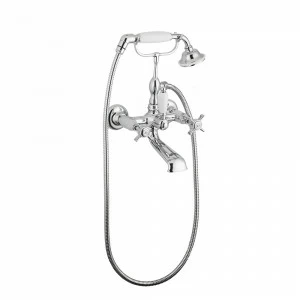 Открытая ванна с автоматическим переключателем, ручным душем и гибкой 150 см. DAYTIME NEWFORM Италия