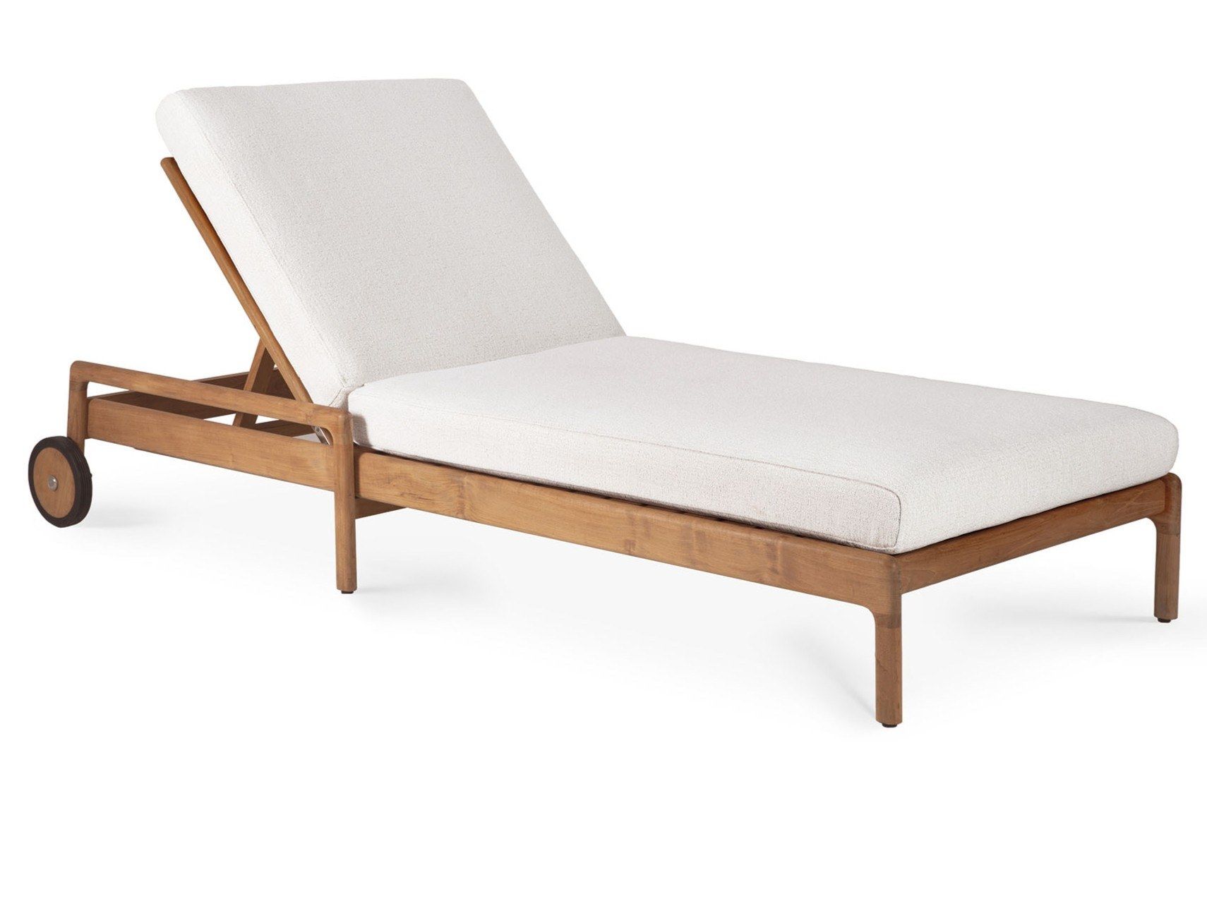 Садовая кровать с откидной спинкой из тикового дерева с колесами Ethnicraft Джек ARCH-00096515 - Вид №27