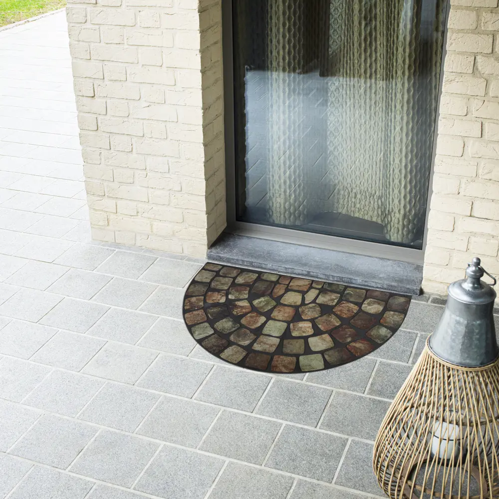 INSPIRE Door A - Полукруглый придверный коврик из переработанной резины 89091886 STLM-0078306