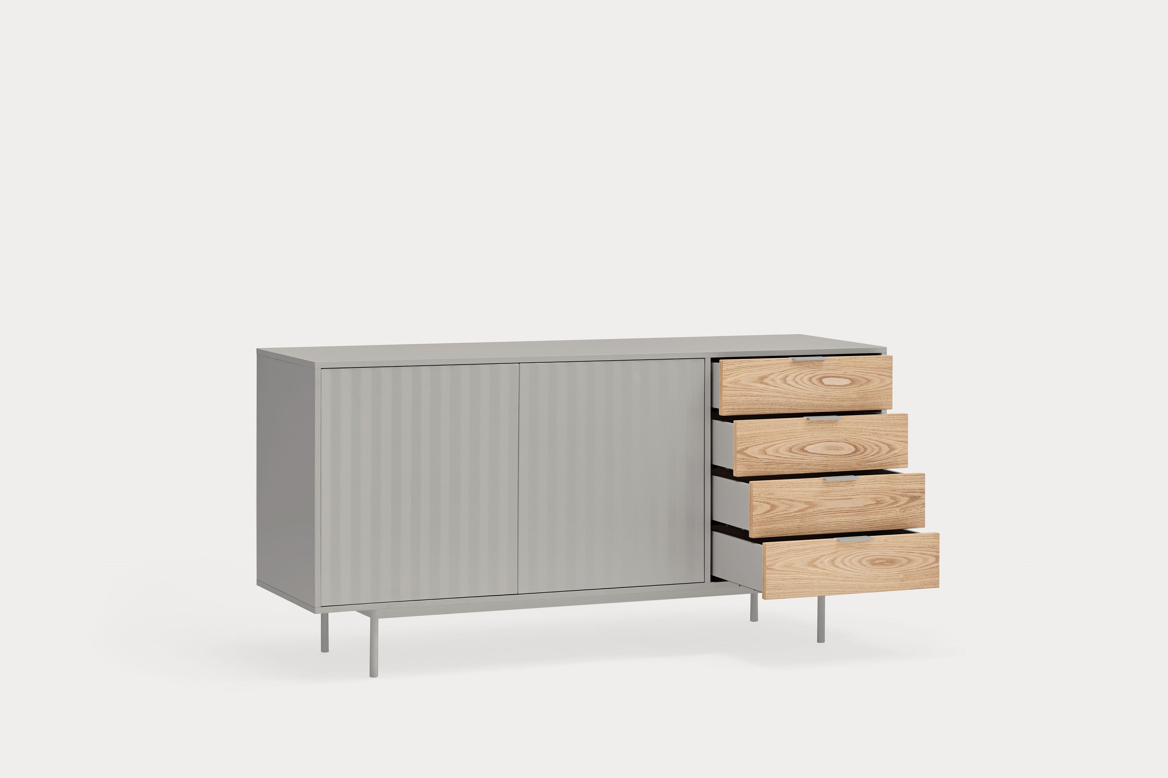 Шкаф из МДФ с распашными дверцами и ящиками TEULAT Sierra ARCH-00015967 - Вид №5