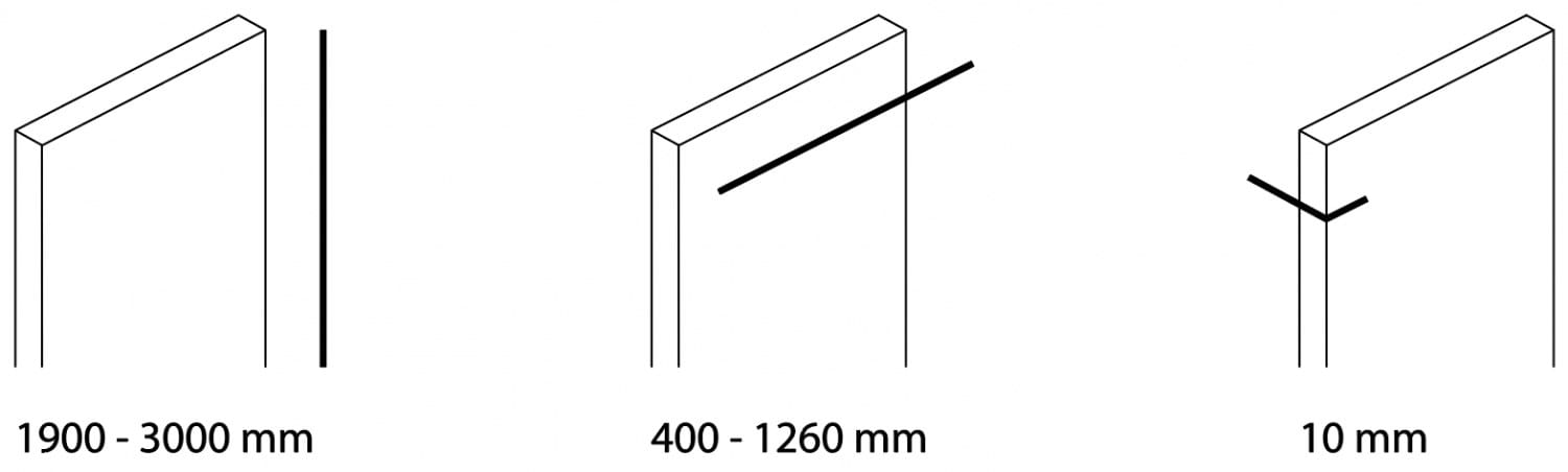 Раздвижные стеклянные двери HenryGlass MANHATTAN ARCH-00016170 - Вид №3