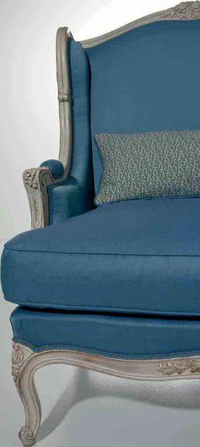OAK Кресло в стиле Людовика XVI, обитое тканью, с подлокотниками Galleria sun-id-1454974 - Вид №2