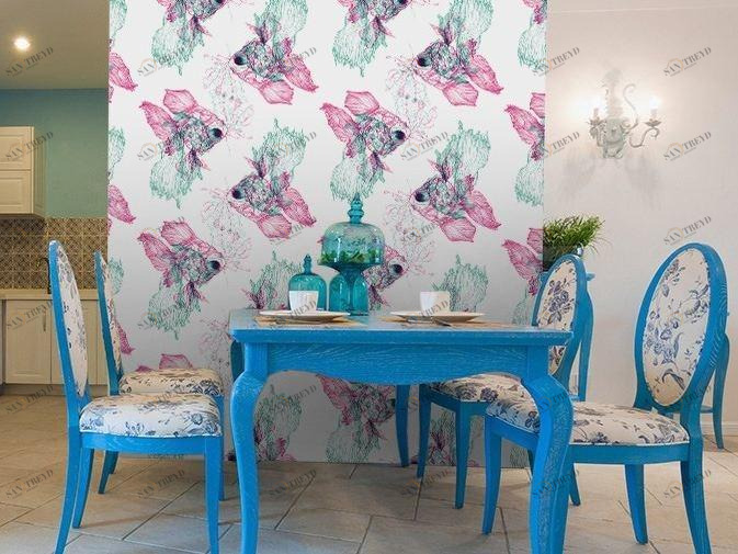 GLAMORA Моющиеся виниловые обои с рисунком Softly sun-id-1512341