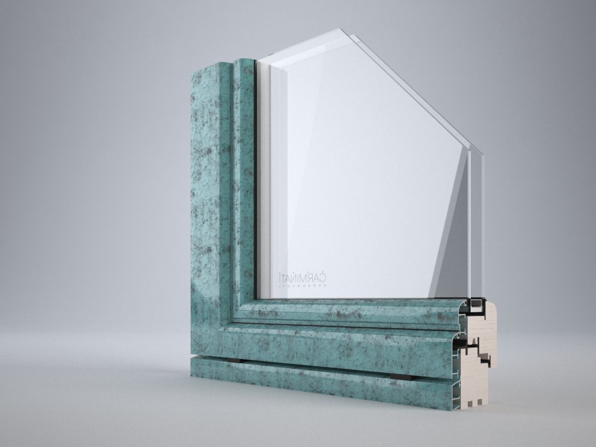 Деревянные окна-бронза Carminati Alu 90 Bronze ARCH-00079234 - Вид №3