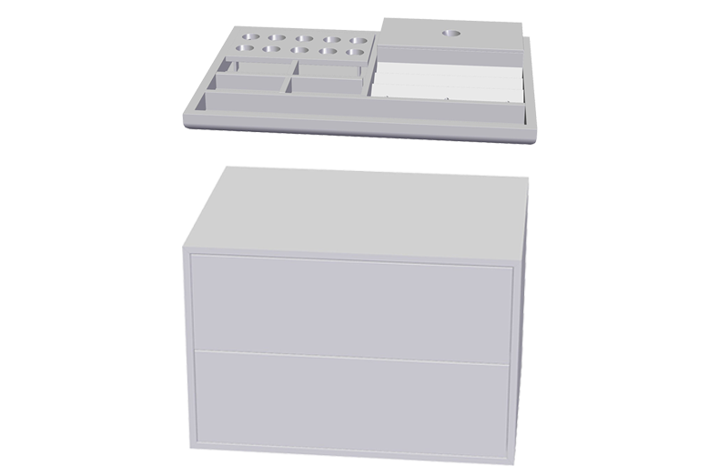 41107 деревянный комод с разделителя GRAFF Expo