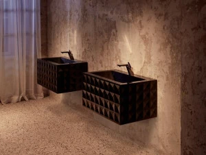 Bette Прямоугольный настенный умывальник из эмалированной стали Betteloft ornament A230 swv4a