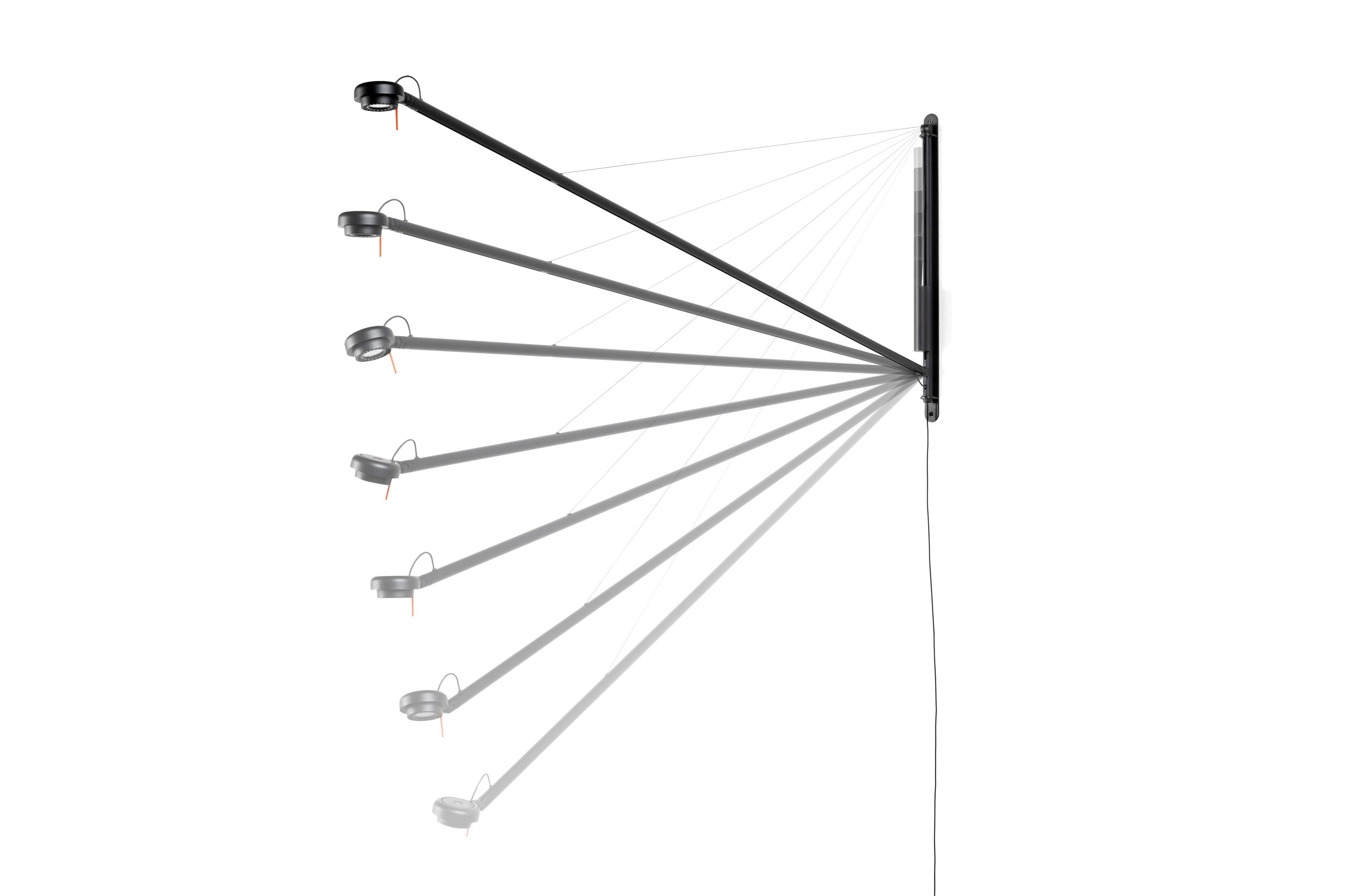 Алюминиевый регулируемый светодиодный настенный светильник Hay Fifty-Fifty ARCH-00121492 - Вид №4