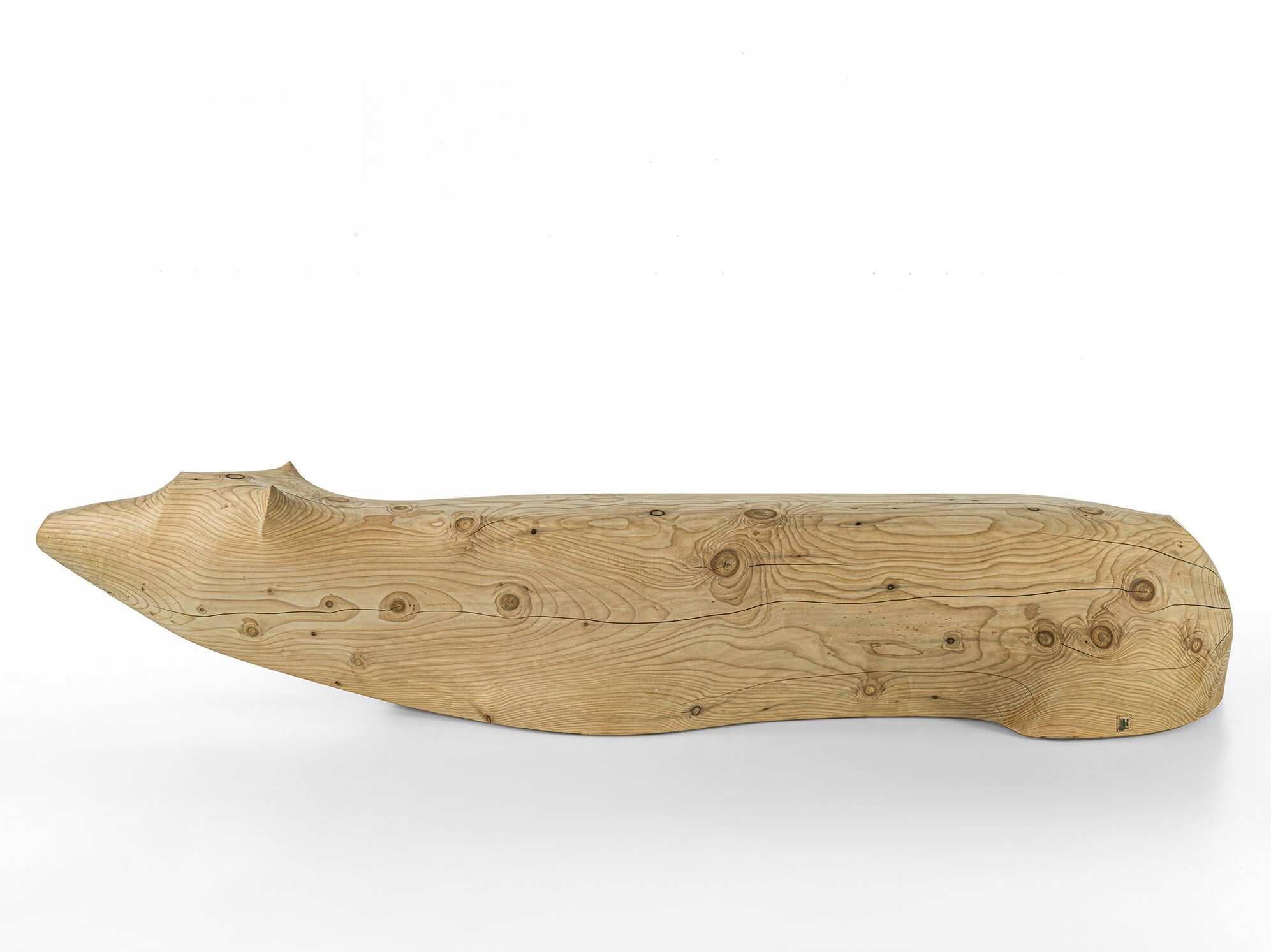 Скамейка из цельного кедра Riva 1920 NOT TOO LATE ARCH-00029378 - Вид №1