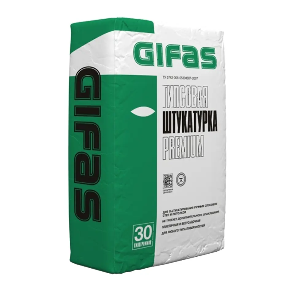 Штукатурка гипсовая Gifas Premium 30 кг STLM-2152612