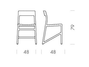 Стул грецкого ореха с открытой спинкой Gazzda Фавн ARCH-00063996 - Вид №25