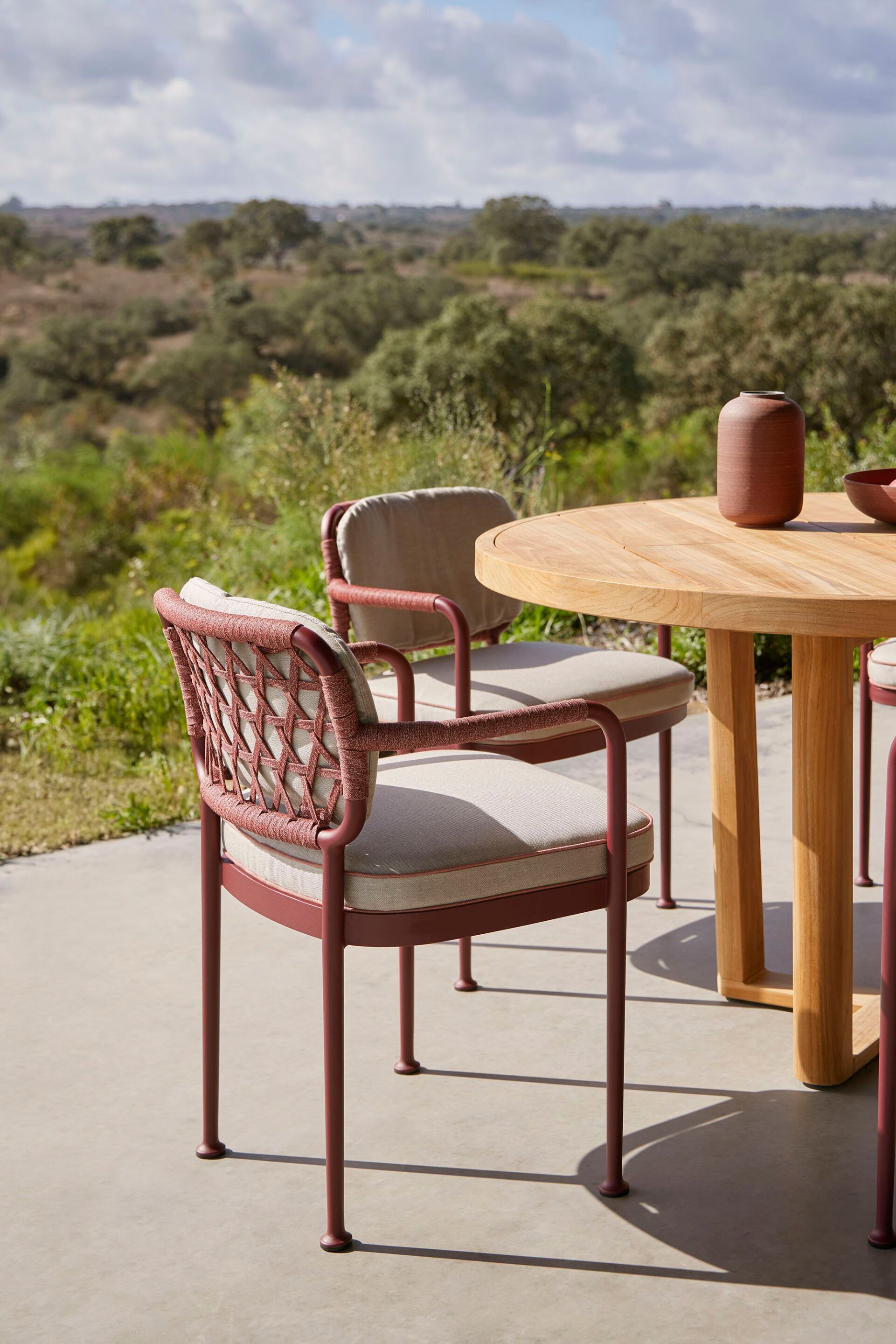 Алюминиевый стул с порошковым покрытием с подлокотниками POINT Curio ARCH-00076006 - Вид №4