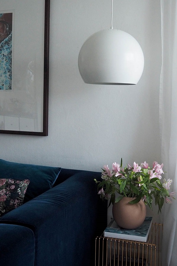 153066001 Лампа подвесная ball, 33хD40 см, белая матовая, белый шнур Frandsen  - Вид №1